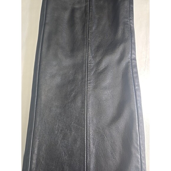 Croft and Barrow Lambskin Leather Pants Women's Size 8 Straight Lined High Waist - Picture 11 of 12